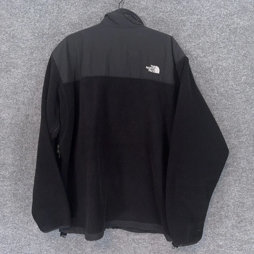 The North Face Denali Fleece Jacket Mens XL Black Full Zip Outdoor Warm Coat